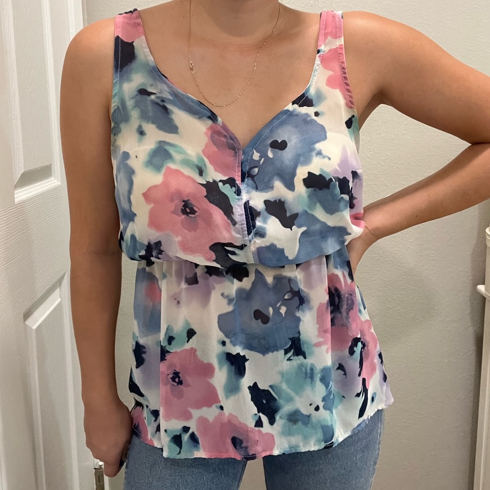 Floral Print Top | S